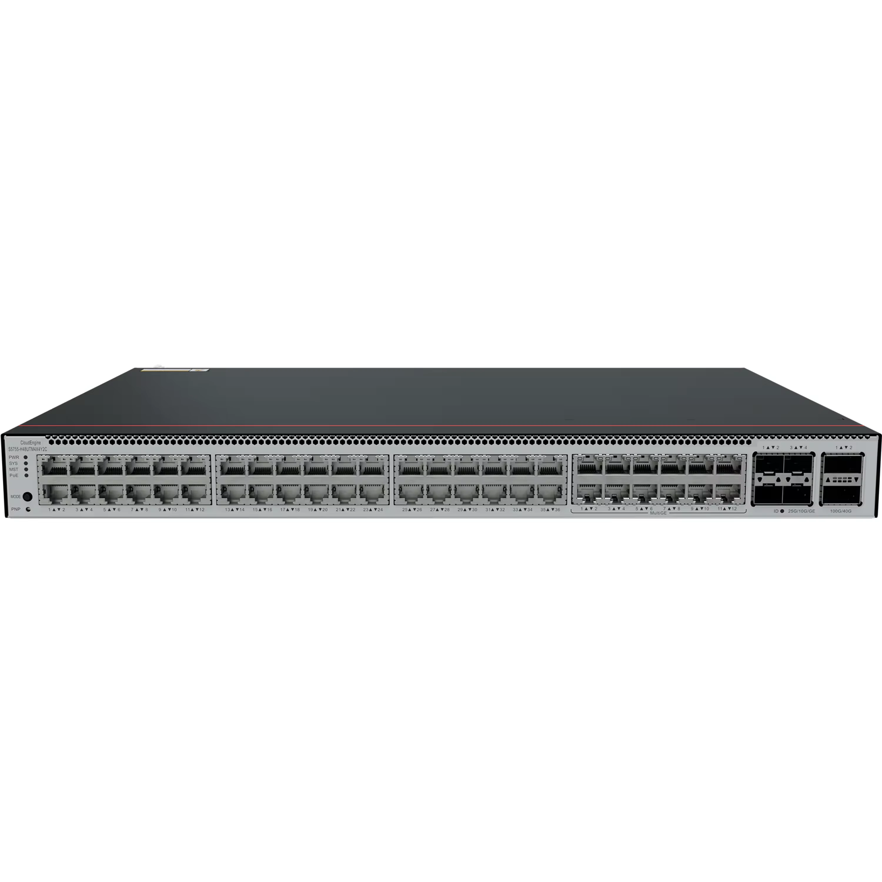 S5735-S48S4XE-V2 98012232 (48*порты GE SFP, 4*10GE SFP+ порты без модуля питания) Переключатель корпорации 1
