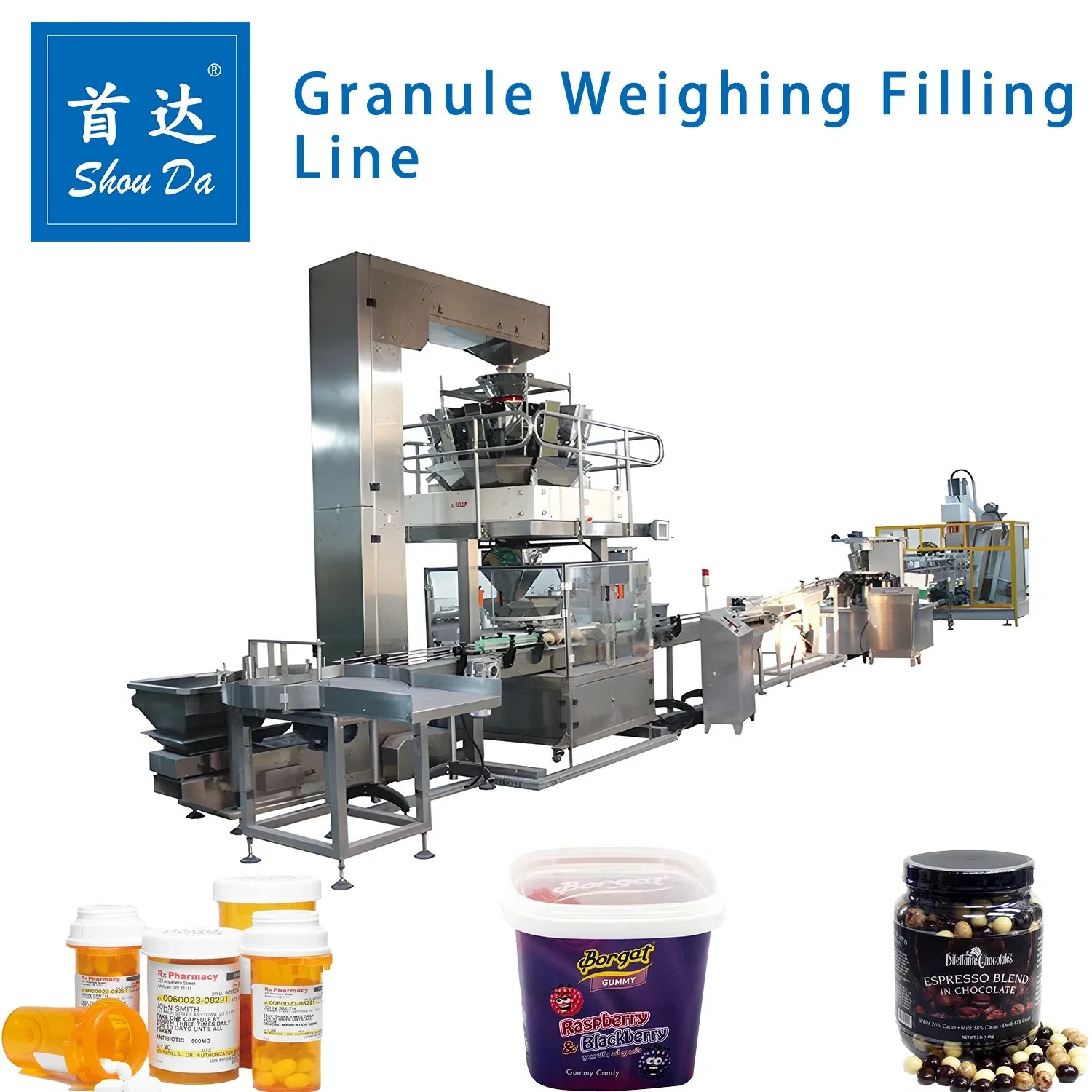 Automatic Snacks Packing Machine 180.00cm * 200.00cm * 180.00cm - - Shouda Machinery 5