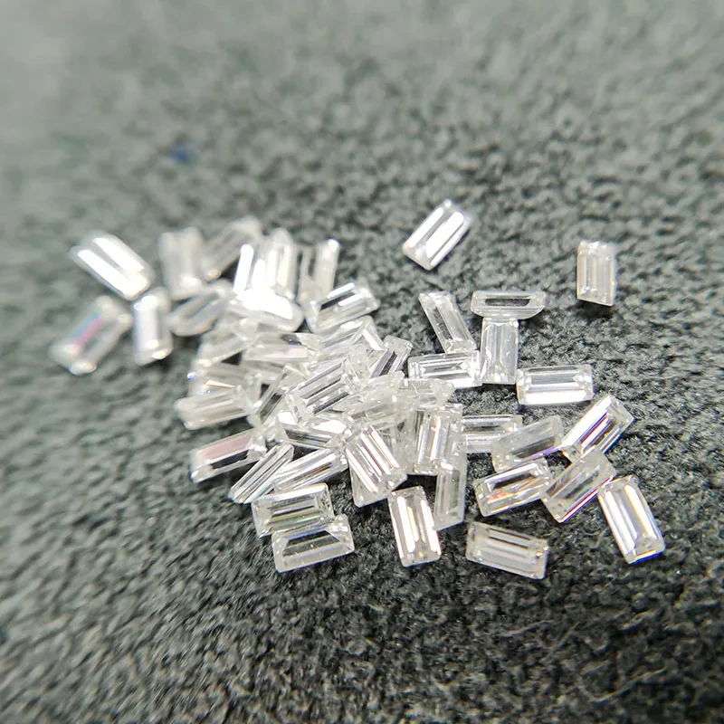 Provence Jewelry Top Quality Customized Ef Color Special Size Emerald Cut Moissanite Diamond 1