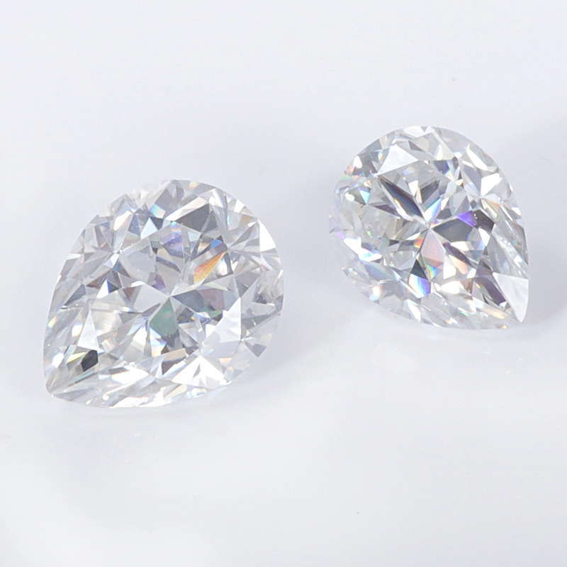 No Bow Tie Gra Certificate Available White Colorless Loose Moissanite Diamond From Provence Wuzhou 1