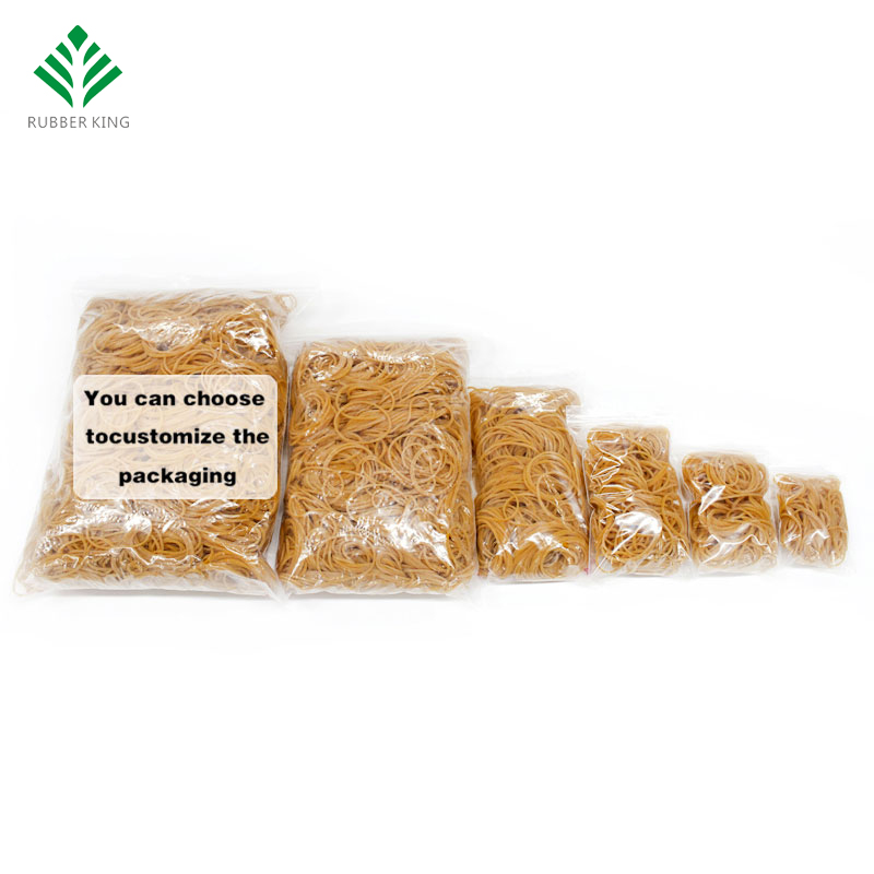 Yellow Circular Office Rubber Band - High Elasticity, Wholesale Custom Package 7