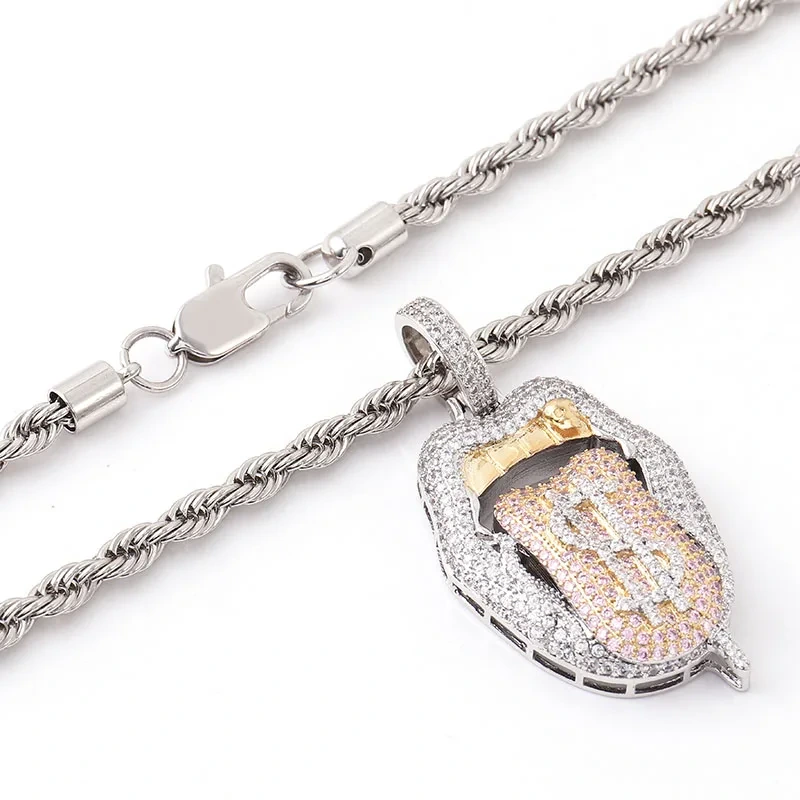 Collier pendentif hip hop en premier bijou de bijoux. 1