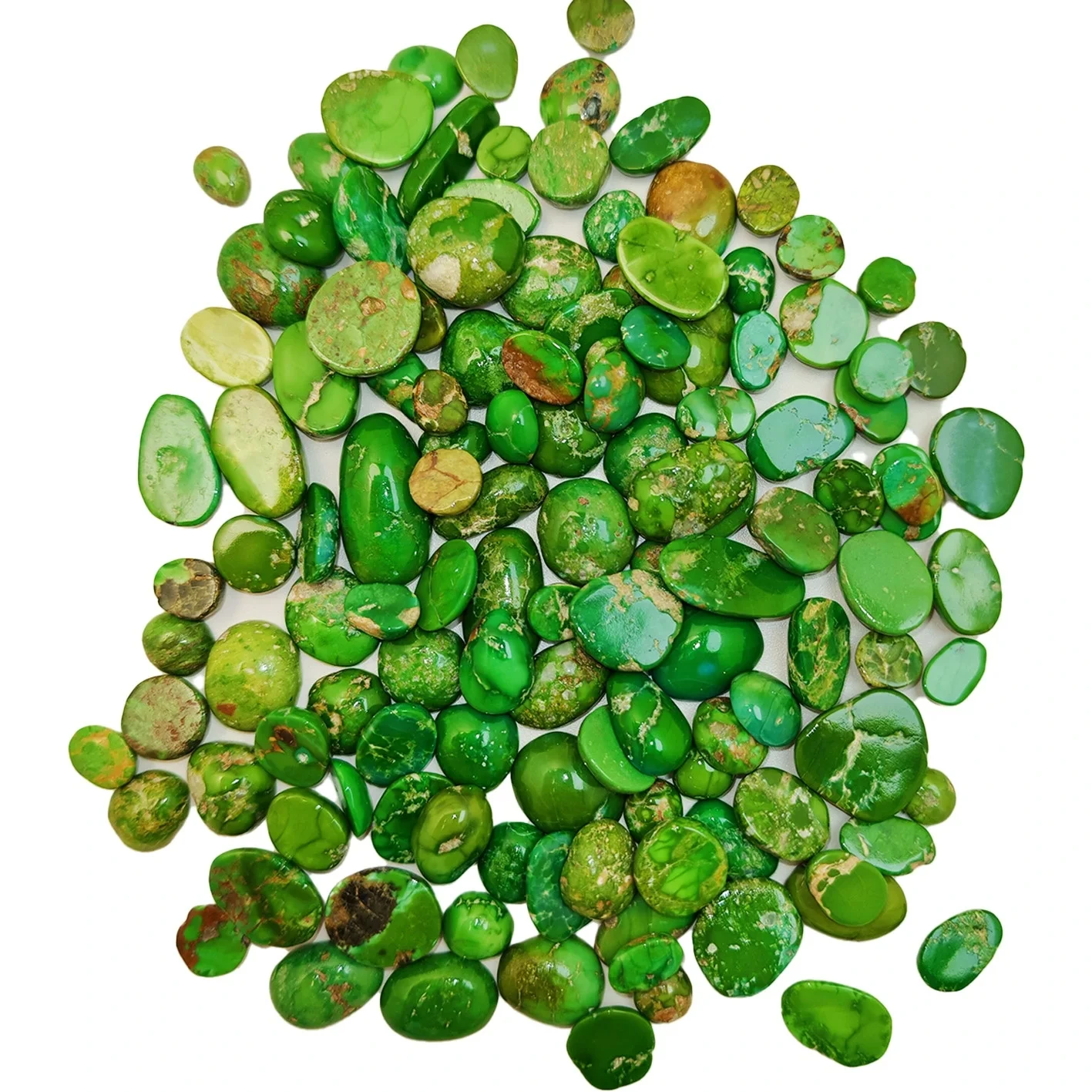 Natural Turquoise Cab Size Free-shape Cabochons Genuine Turquoise 1