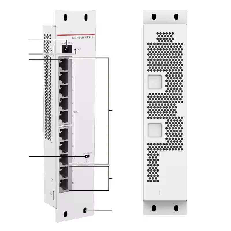 S1730S-L8P2T-BUA 98012110 (8*10/100/1000BASE-T Puertos, Poe+) Interruptor de acceso 1