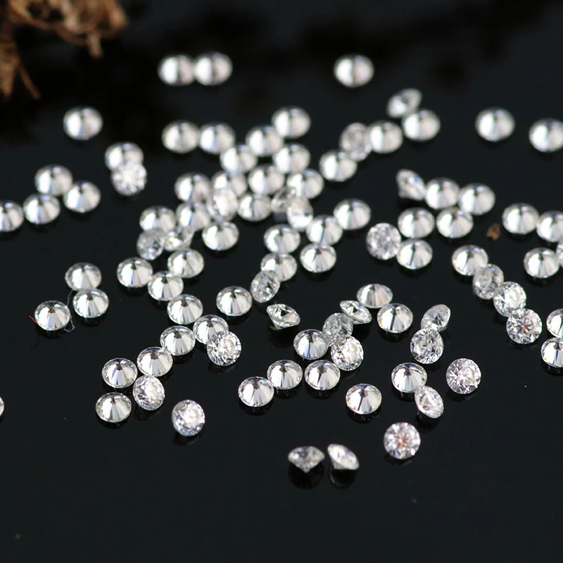 Hot Sale Wholesale Price Vvs1 Clarity Def Color 0.8-3.0mm Round Cut Melee Loose Moissanite Diamond Loose Moissanite Stones 1