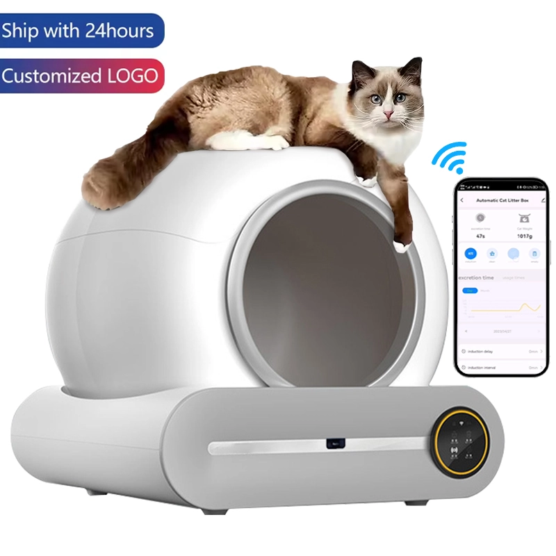 Smart Cat Litter Basin Automatic Cat Litter Box Self-cleaning Sandbox Toilet For Multiple Cats 1