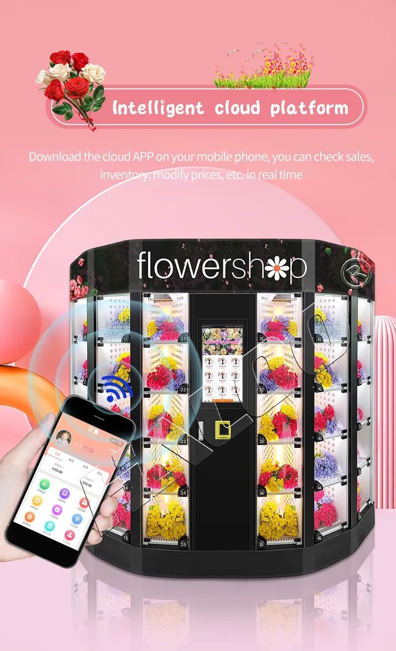 Low-Cost Bouquet Vending Machine for Schools 7