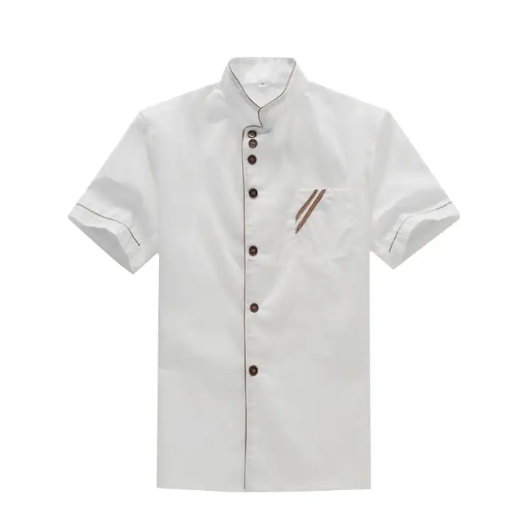 Uniformes de chef personalizados e acessíveis para equipes de cozinha e catering de hotéis. 1