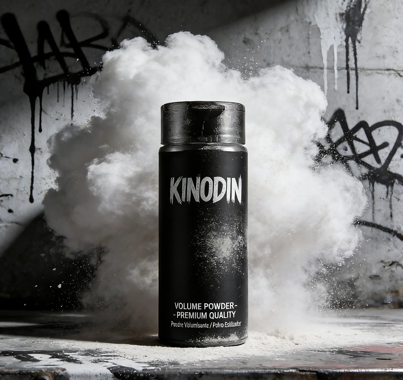 Kinodin Barber Supplies 20g Pó Modelador de Cabelo Masculino Acabamento Matte/Natural Shampoo Seco Sem Silicone Estilo Instantâneo para Todos os Tipos de Cabelo 1