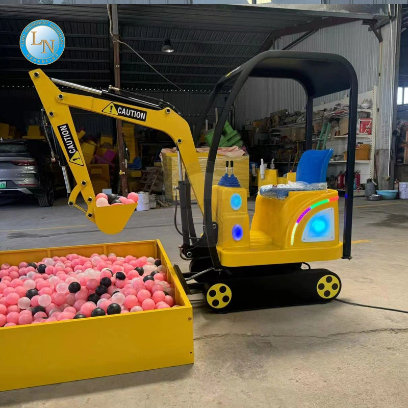 Cheap Exciting Amusement Park Toy Games Mini Electric Children's Excavator Rides 1