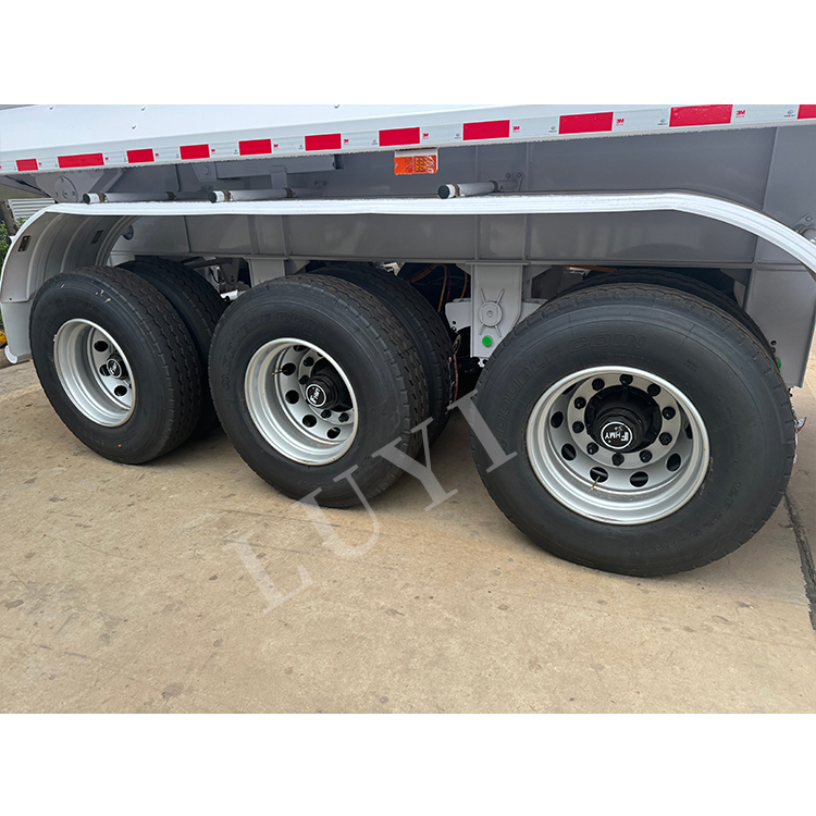 3 Axles Hydraulic Cylinder Rear Dump Trailer | LUYI 6