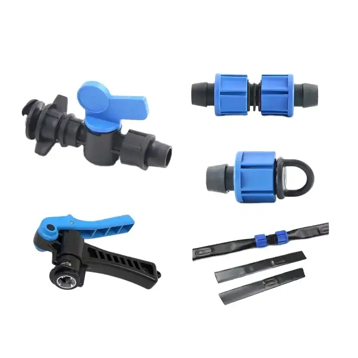 16mm PE滴灌带螺纹接头，适用于农田灌溉 1