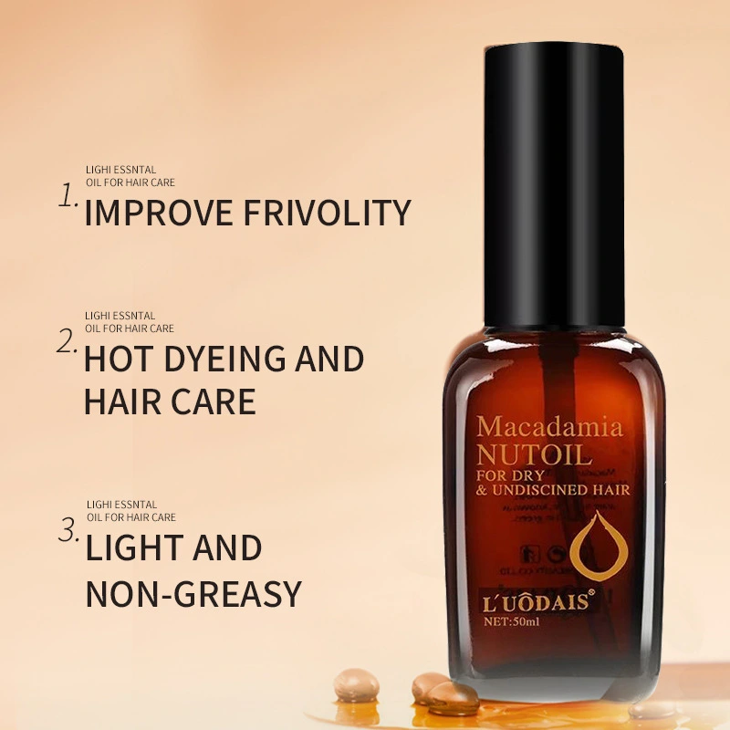 Argan Oil Hair Care Anti-frizz Essential Oil For Dry Frizzy Hair Silky Texture Repairs Damage Deep Smoothing Wholesale 1