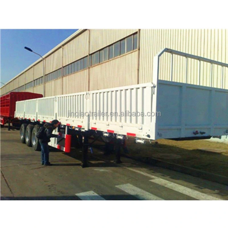 2 3 4 Axlle 60ton Side Wall Livestock 30 50 Stake Heavy Duty Bulk Transport Fence Enclosed Cargo Semi Trailer For Sale 1