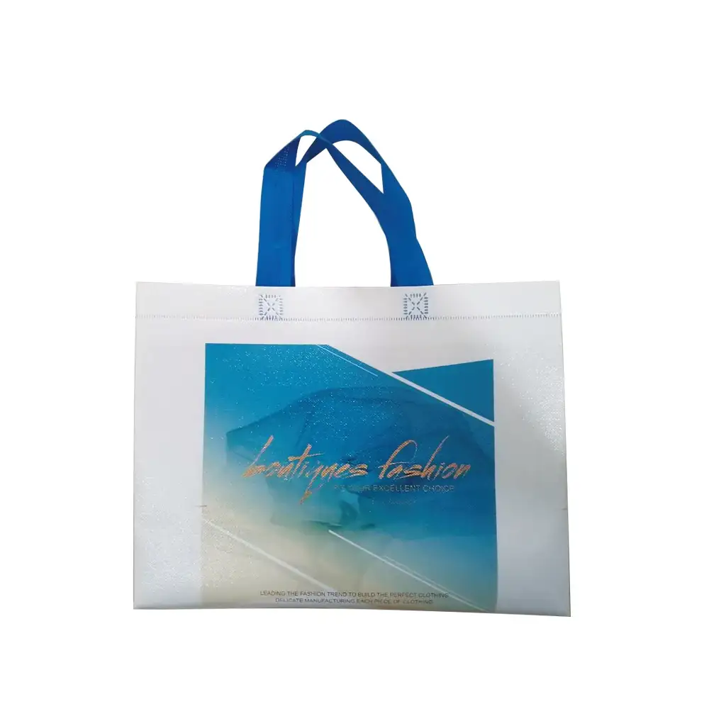 Custom Logo Eco-Friendly Recycled Non-Woven Reusable Tote Bags for Gift Giving 1