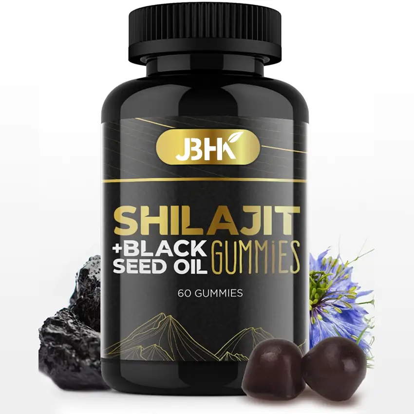 Ashwagandha & Shilajit Relaxing Energy Gummies 3g*60 GMP 1