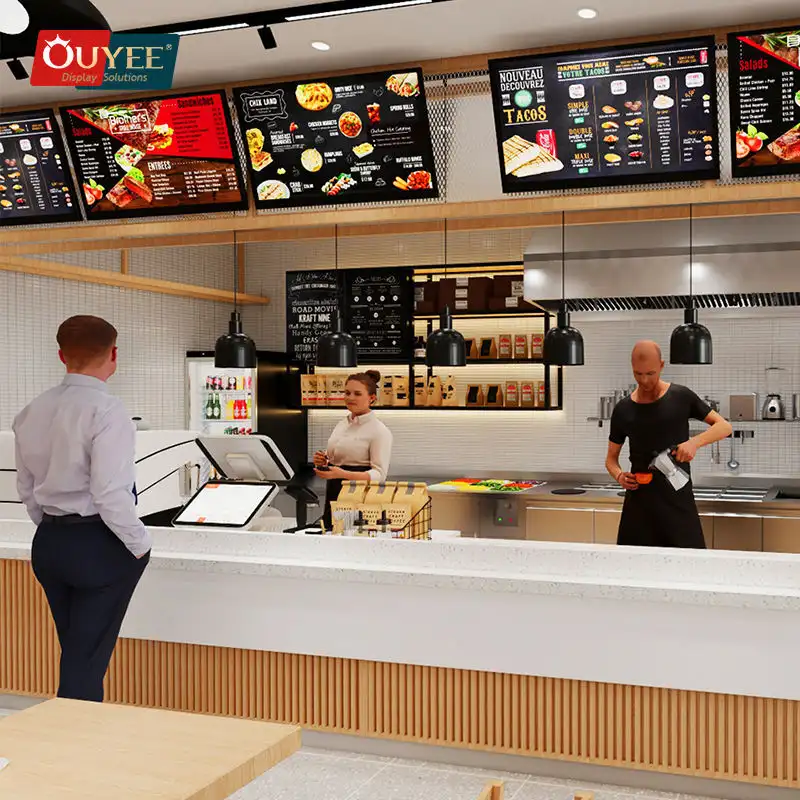 خزانة عرض أمامية لمقهى شاي الفقاعات والقهوة 1