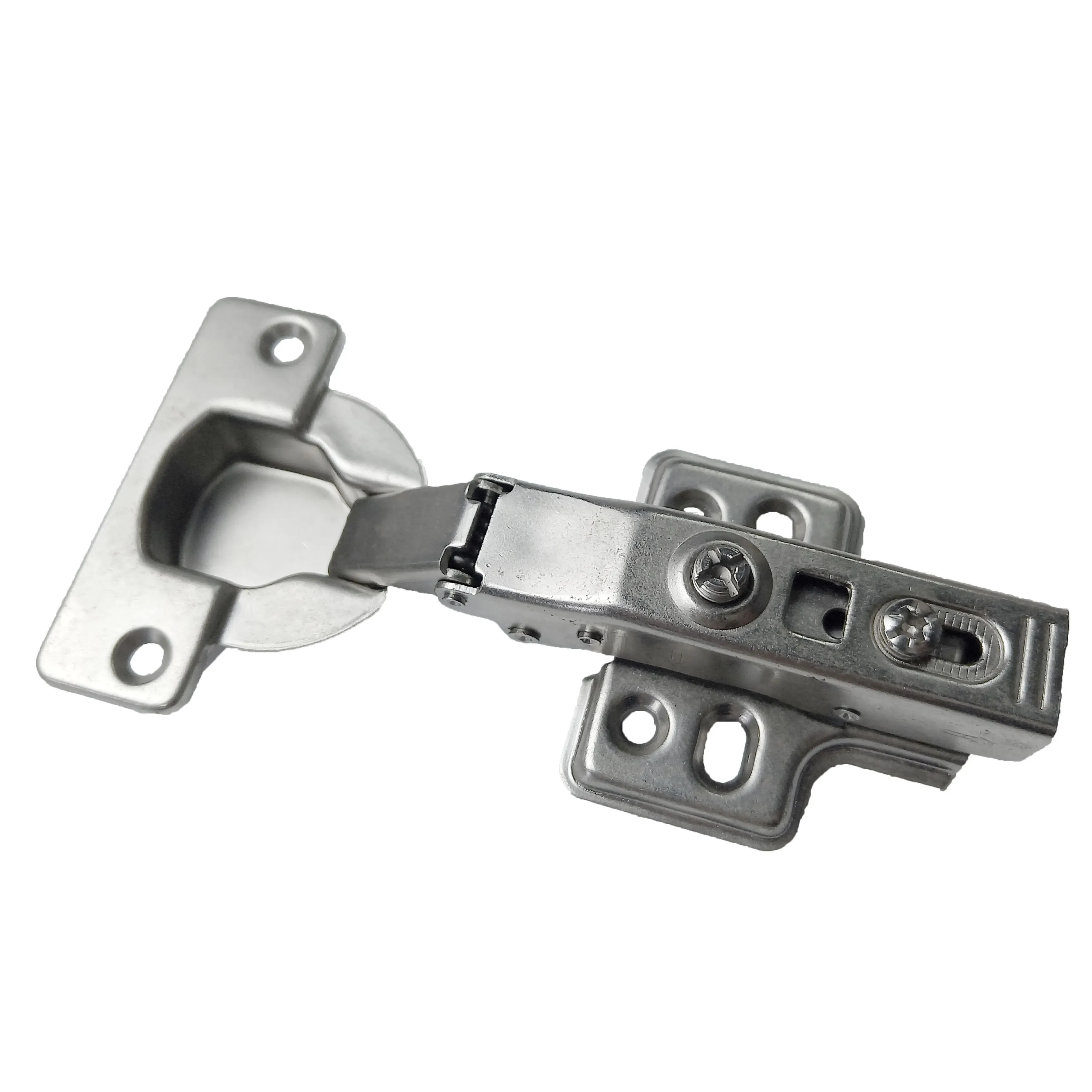 40mm Soft Close Concealed Cabinet Hinge - Stainless Steel 1