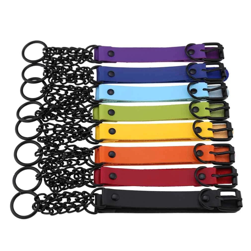 Wholesale Europe And The United States Popular Fashion O-round Punk Rock Gothic Woman Double-chain Leather Necklace 1