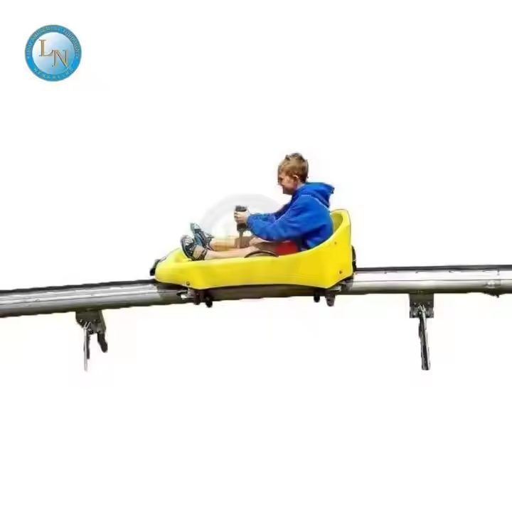 Горные горки Alpine Mountain Coaster Ride | Захватывающий аттракцион Ridge Runner для парков приключений & Батутные парки | Прочный металл | LINO 6