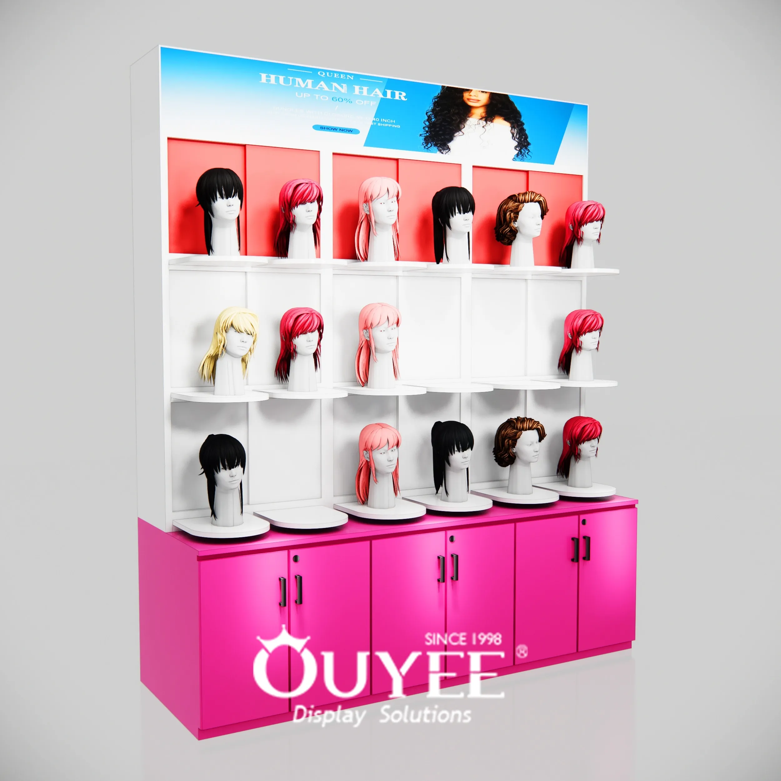Présentoirs à panneaux rainurés Ouyee - Présentoirs à panneaux rainurés à vendre 4