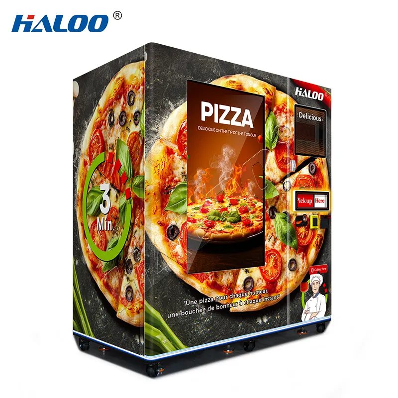 Hot Selling Smart Pizza Vending Machine for Pedestrian Streets 4