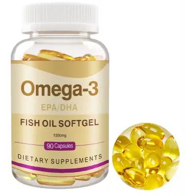 OEM/ODM Pure Omega-3 Fish Oil 1000mg Softgel EPA18/DHA12 1
