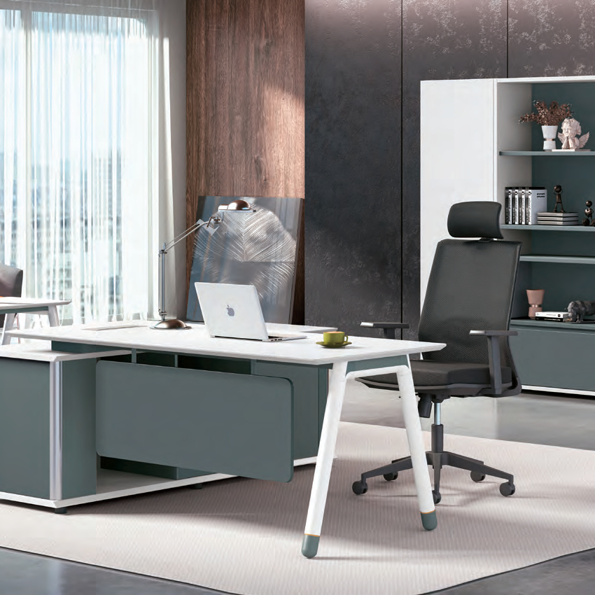 Wholesale New Products Ls Office Desk With Safe Material And High Capacity Storage Space Password Lock Office Table 1