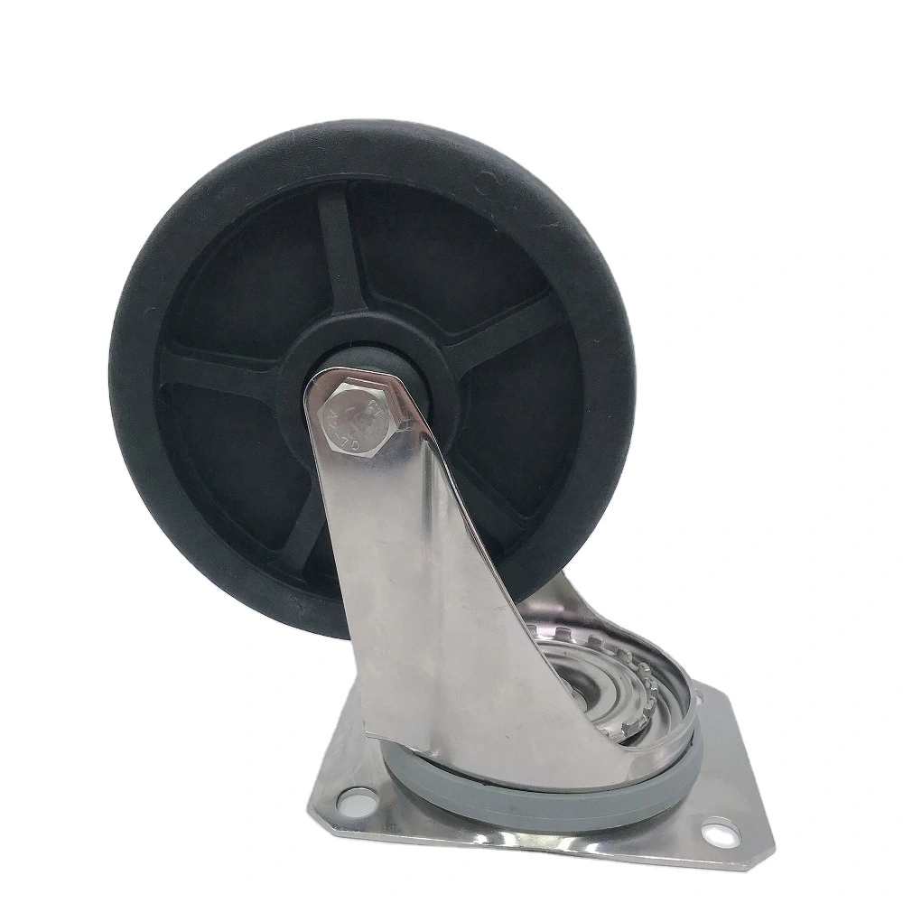 6 swivel Resistance High Temperature Casters Pa Caster Wheel 230 Degree Industrial Black Furniture Caster 1