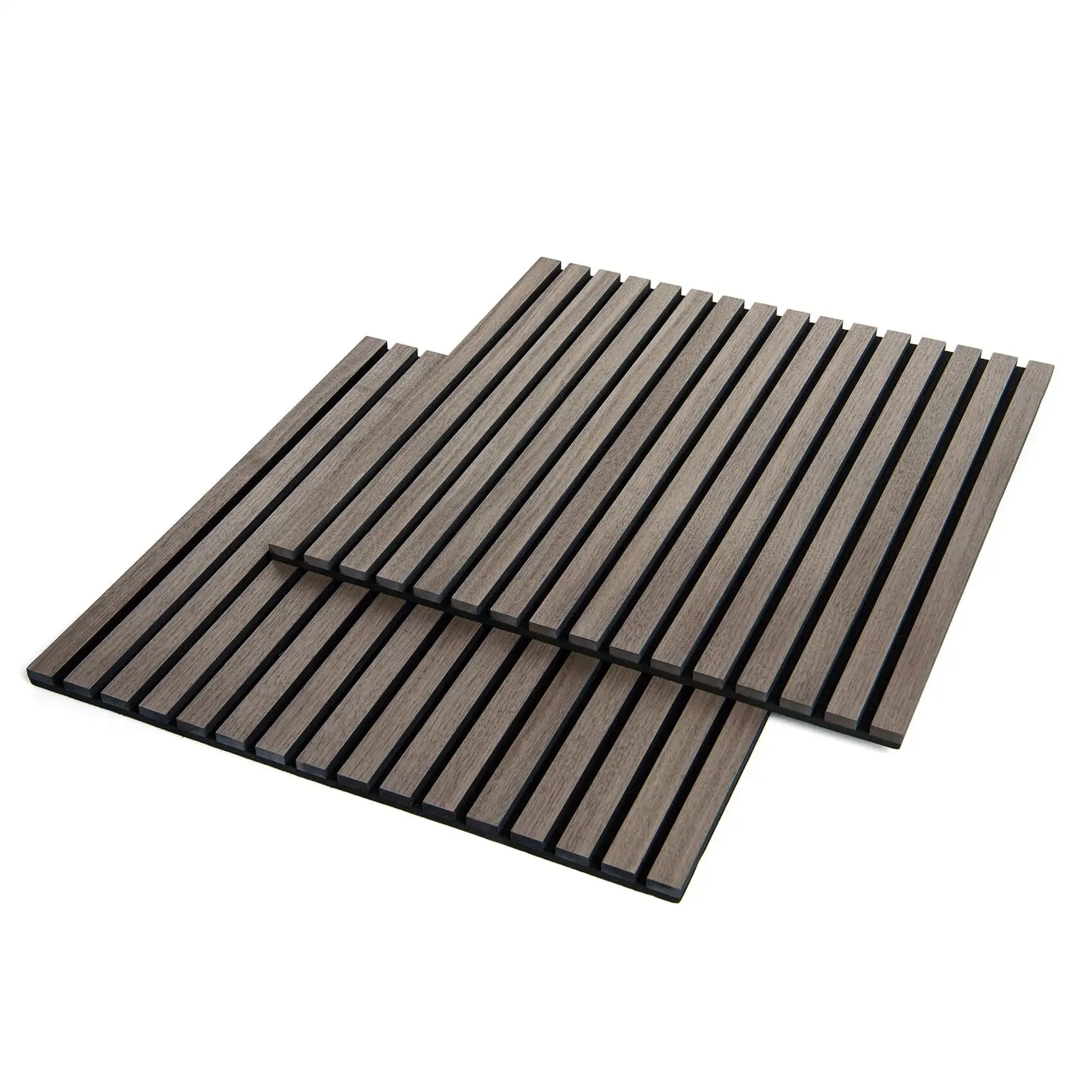 60x60cm Wood Slat Acoustic Panel for Recording Booth Walls, Easy Install 1