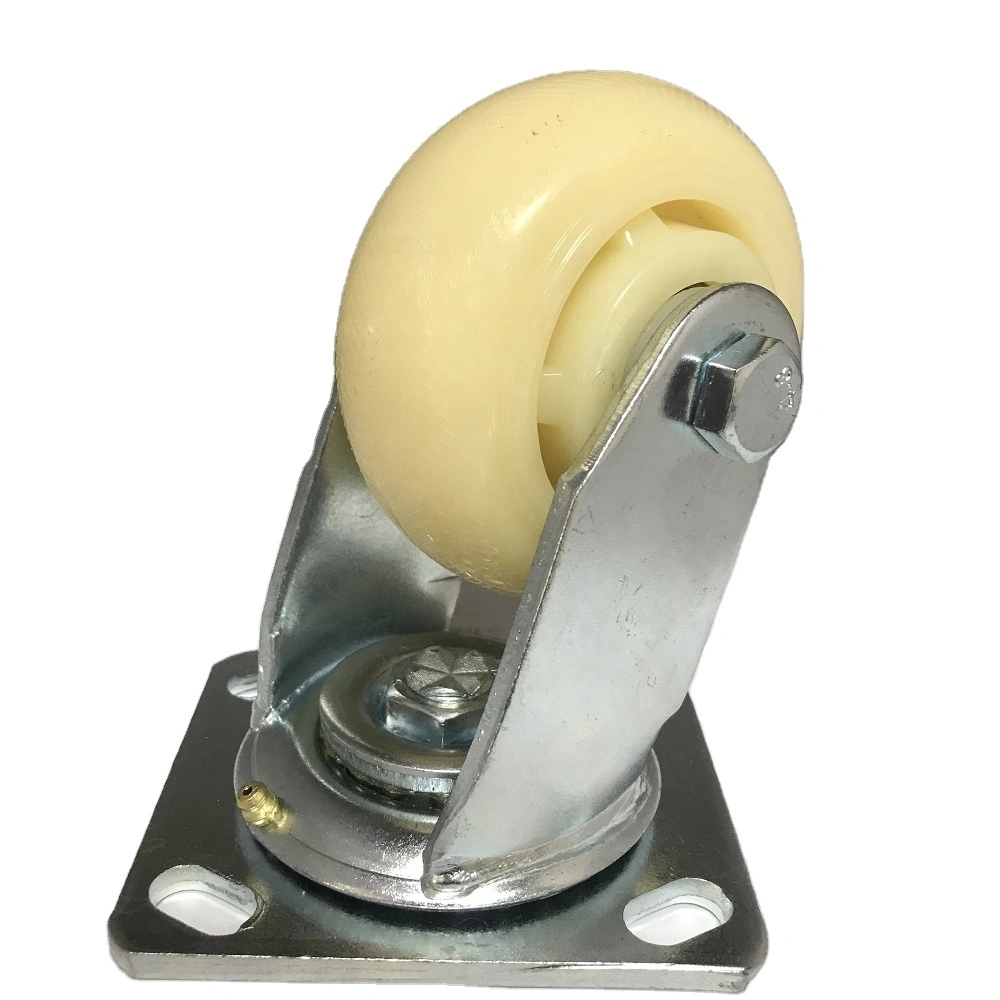 4 Inch 100mm Heavy Duty High Strength Castor Polypropylene Pp Revolving Caster Wheel For Trolleys Cart Warehouse 1