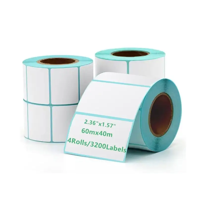 Rotolo di etichette termiche per spedizioni 4x6 - Vuote e personalizzate per stampanti 1