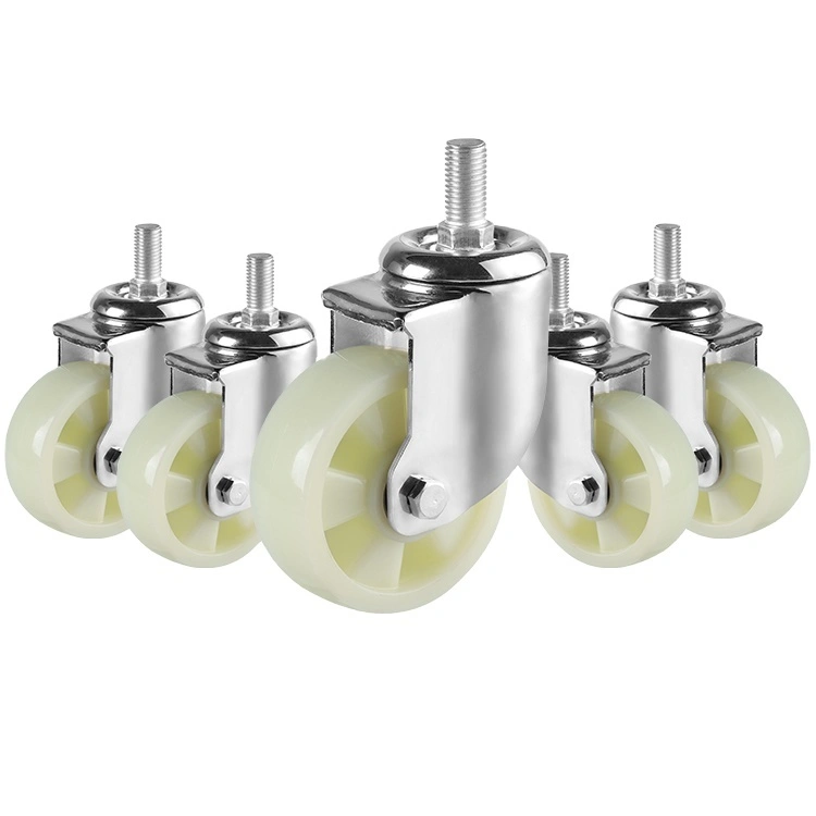 Industrial Caster Wheel 3/4/5/6 Inch Pp Caster Wheel With Double Bearings For Warehouse 1