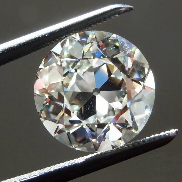 Round Old European Cut Synthetic Moissanite Loose Stone 1