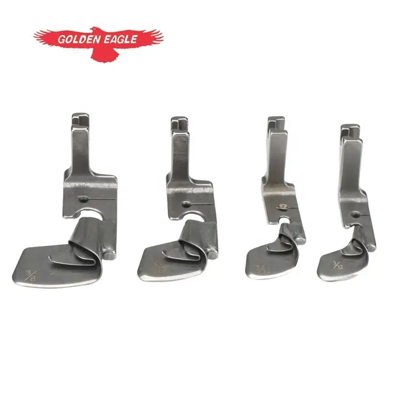 Industrial Sewing Machine Parts Pressser Foot With Round Hemming For Silk Chiffon Y-160 Folder 1