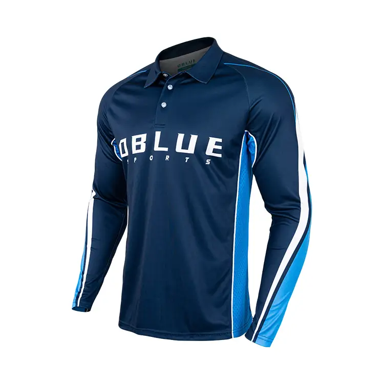Custom Cricket Polo Shirts Teamwear Cricket Uniforms Sublimation Sports Polo Shirt 1