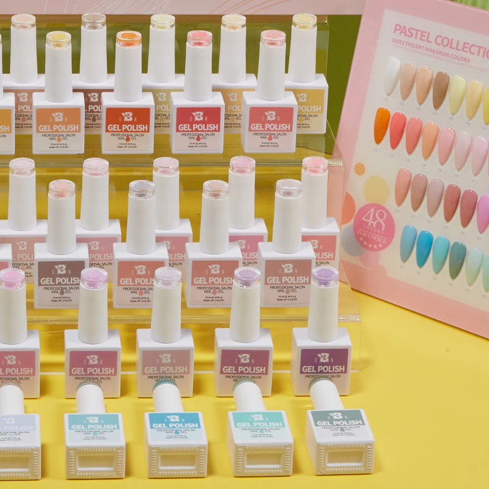 Bozlin 10ml UV Gel Nail Polish 48 Colors Soak Off Long-Lasting Gel Polish 1