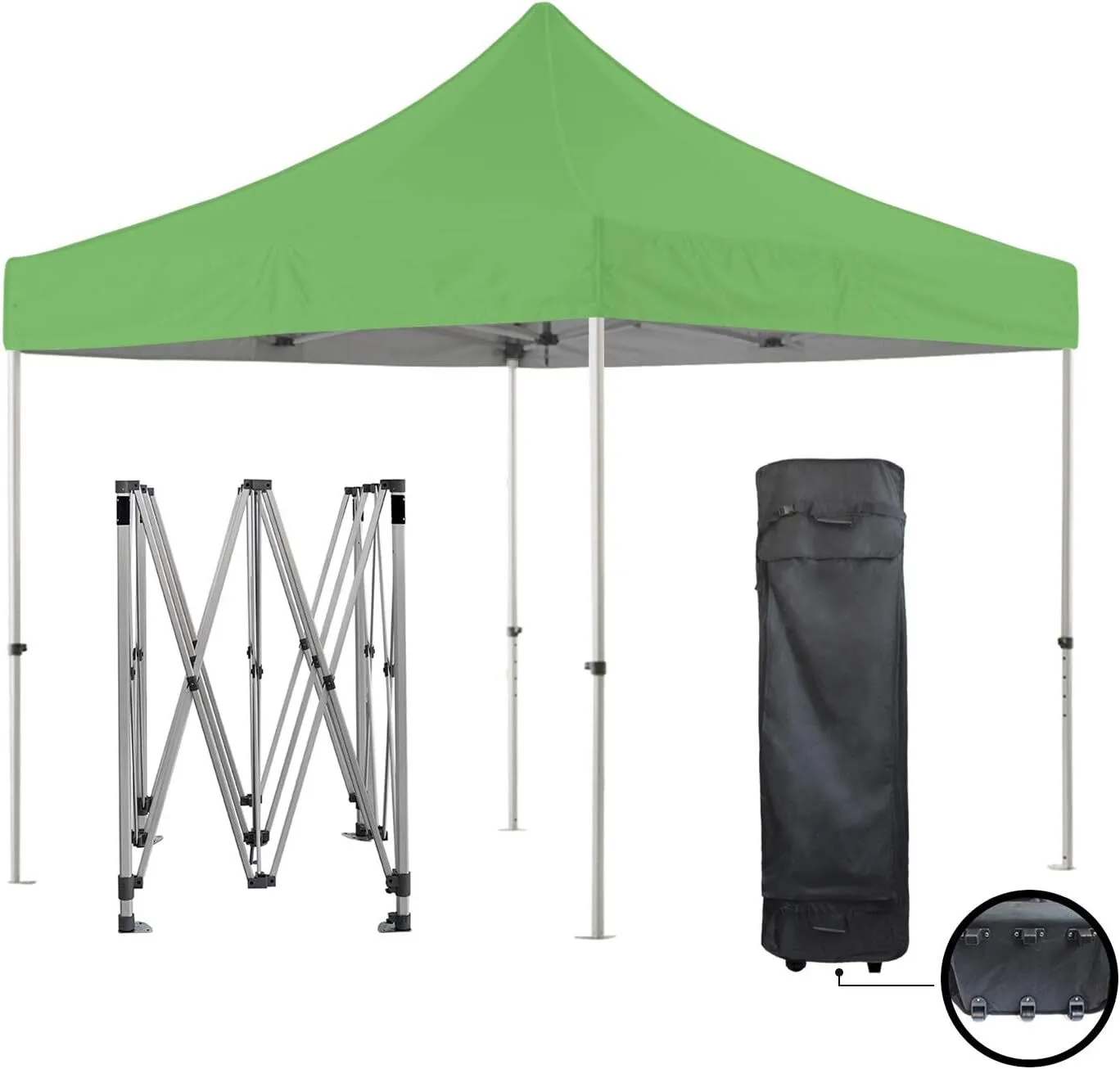 Green Waterproof Trade Show Tent For Romantic Events And Advertising Pop-up Canopy Shade Tent 1