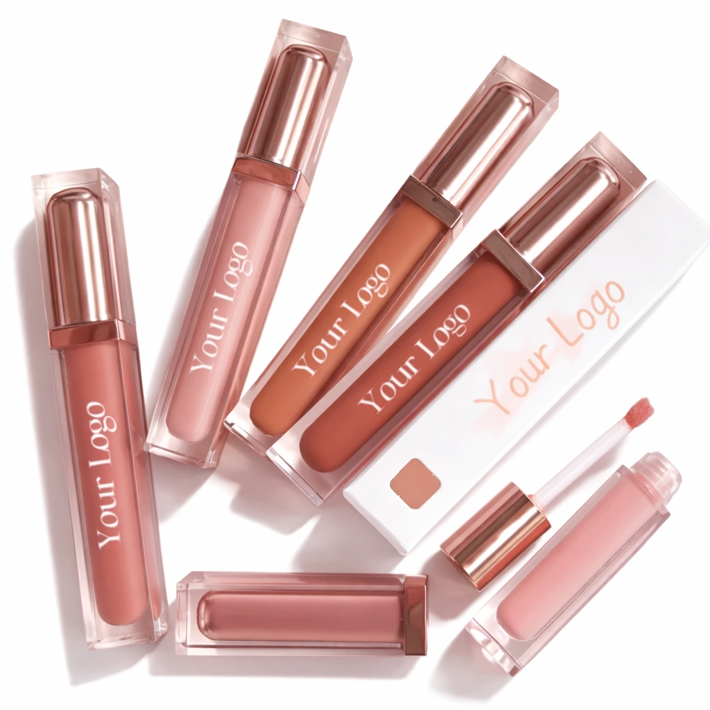 Mlm Custom Herbal Vegan Double Head Freely Choose Color Non Stick Cup Waterproof Matte Liquid Lipstick & Lip Gloss 1