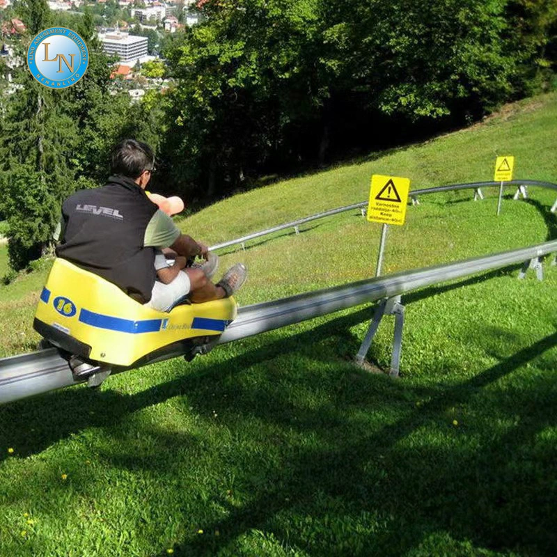 Adventure Amusement Park Outdoor Highest Challenge Ride Game Alpine Single Rail Top Roller Mountain Roller Coaster 1