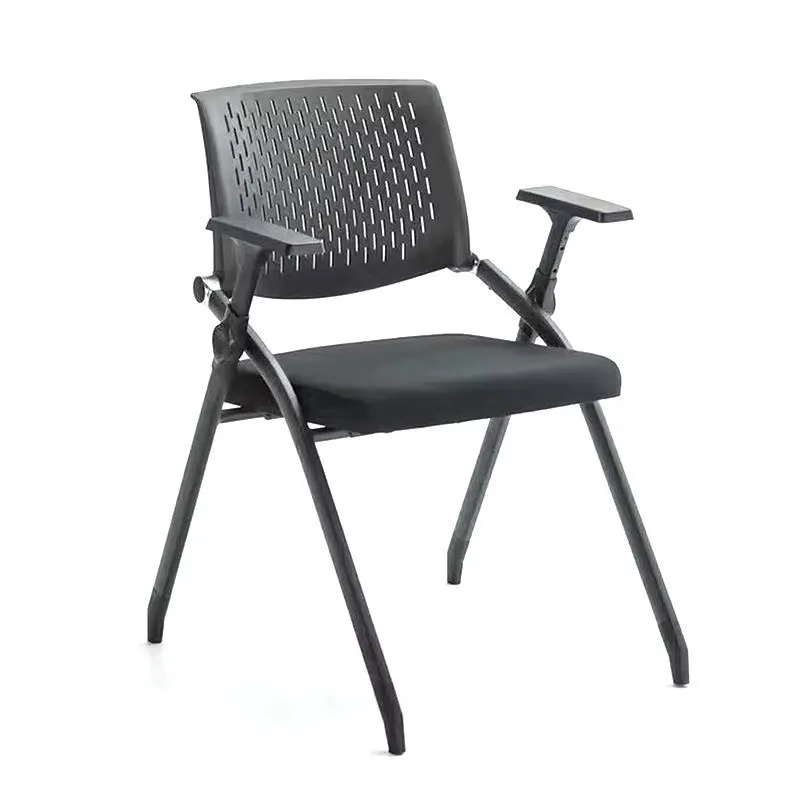 Silla de oficina moderna y sencilla, nueva tendencia en silla de oficina negra para ocio. 1