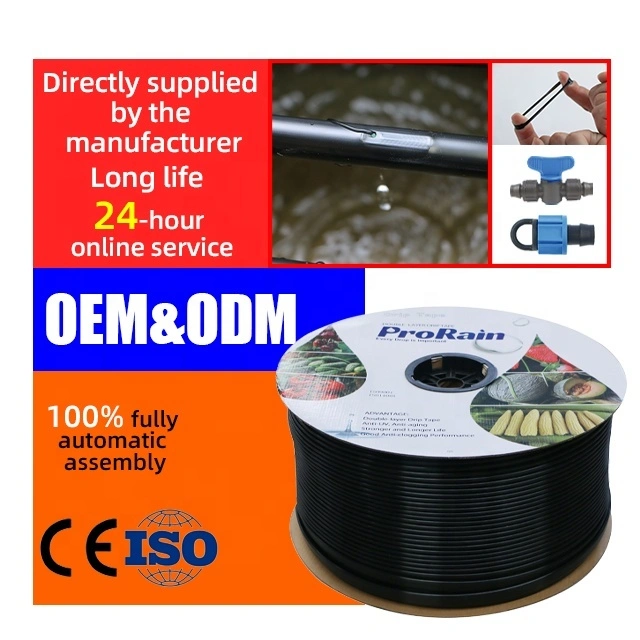 0.2-0.6mm LDPE Drip Irrigation Tape with Flat Droppers 1