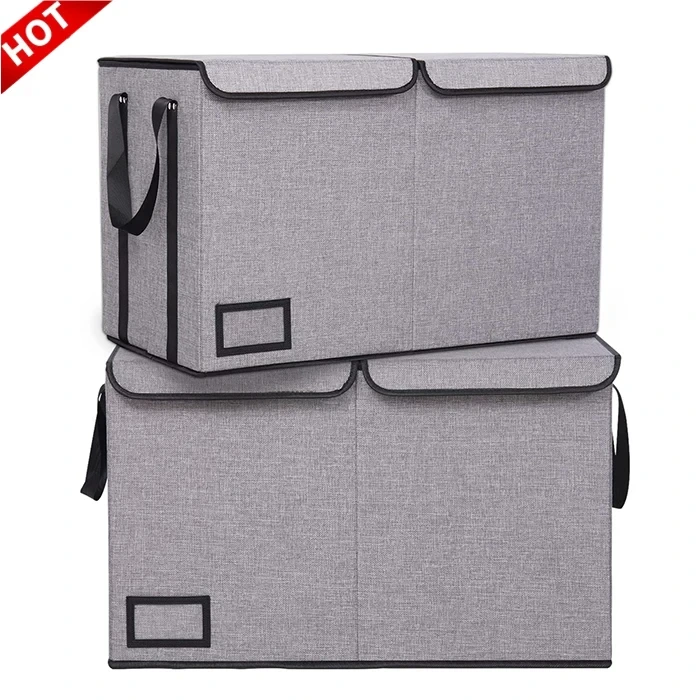 Collapsible Toy Storage Bin Organizer with Handle for Kids Toy Boxes 1