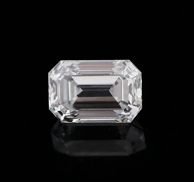 Provence Lab Grown Emerald Cut High Quality Loose Diamond 1 Carat Def Color Cvd/hpht Diamond 1
