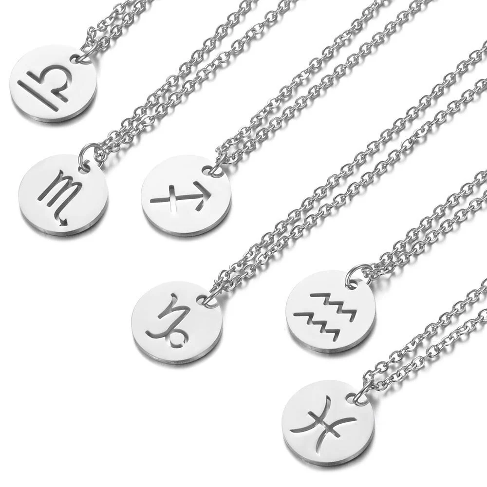Stylish 12-star Gold-plated Pendant For Men And Women In A Luxurious Stainless Steel Necklace 1