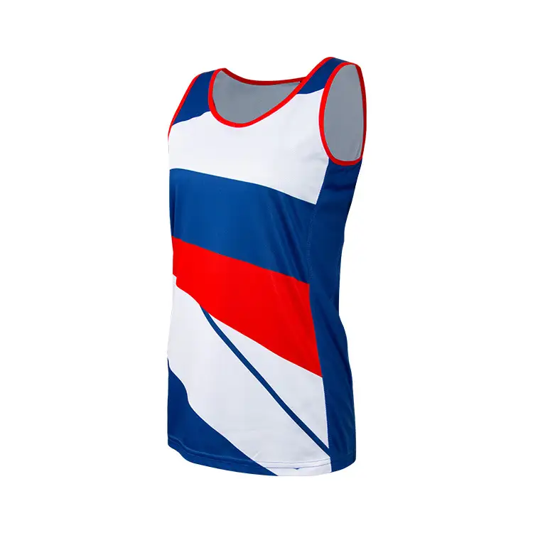 Lógó an Chustaim Running Tank Top Saothar Breathable Ag Rith Léinte Lúthchleas Gael Singlet Veisteanna Muinchille Umar Feidhmíochta Maratóin 1