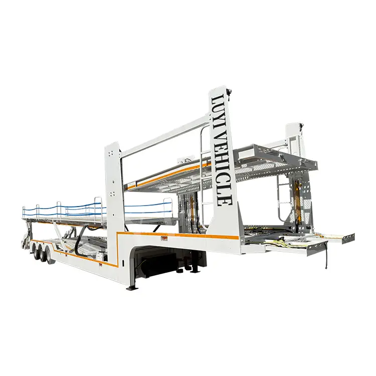 3AXES Double Deck Auto Car Carrier Semi-Railer | لوي 1