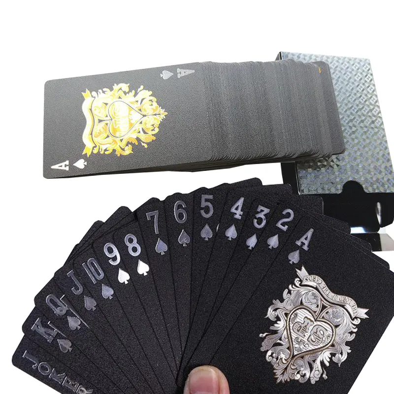 Benutzerdefinierte Sublimation wasserdichte PVC -Plastikspielkarten mit Logo 1