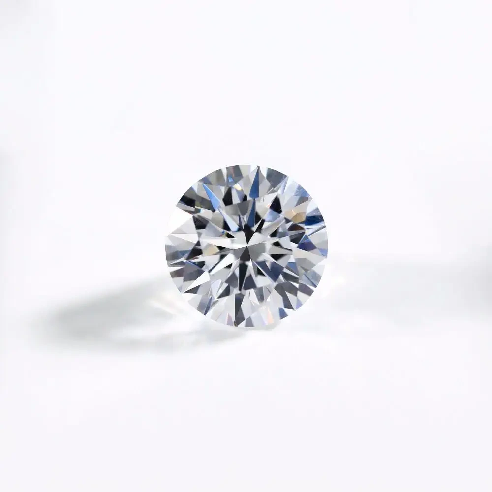 Wholesale D Color White Lab Created 2 Carat 8mm Round Cut Moissanite Precio For Jewelry Loose Diamond Jewellery 1