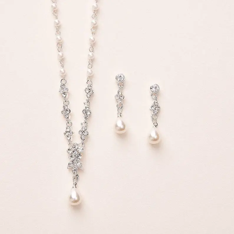 Nouvel ensemble de bijoux de diamant de mode américaine 1